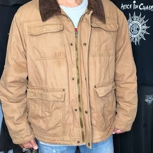 Wrangler Sherpa Lined Jacket Coat 9 Pockets XXL 2XL